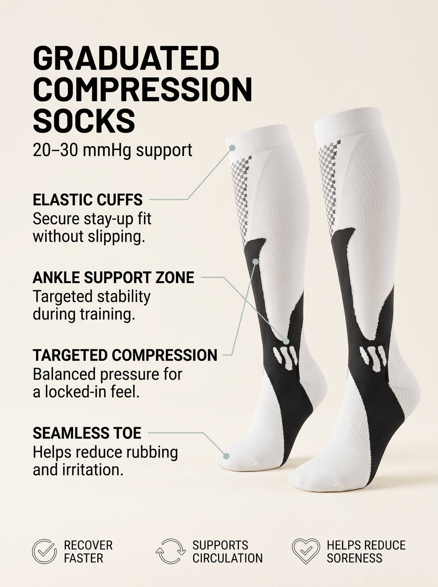 RESFIT™ Compression Socks - 3 Pack Bundle