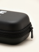 RESFIT Case macro detail zipper hard shell texture