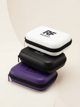 RESFIT Case three color variants white black purple hard zipper cases
