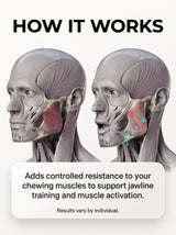 RESFIT Jaw Toner Facial Trainer AIR 2.0 how it works jaw muscle activation