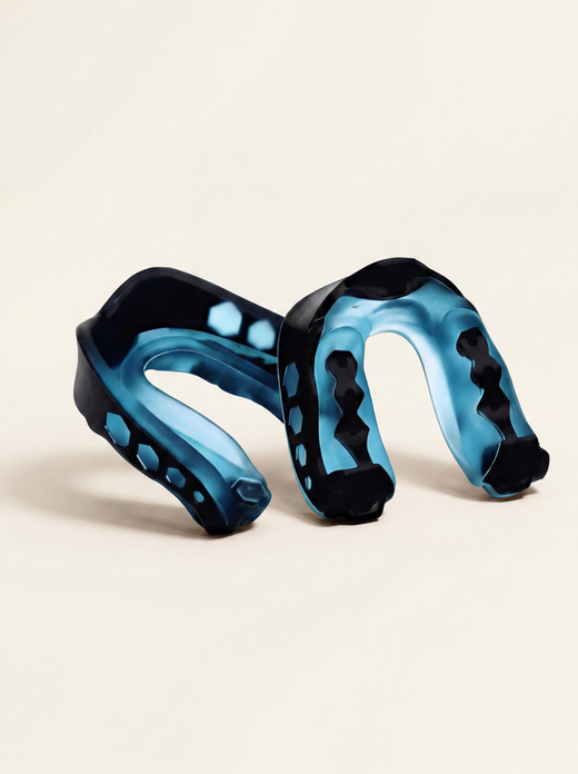 RESFIT Mouth Guard Pro Series 2 Pack two blue black mouthguards