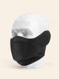 RESFIT Thermal Face Guard windproof fleece sports mask on white mannequin warm off-white background