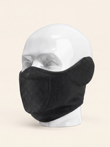 RESFIT Thermal Face Guard windproof fleece sports mask on white mannequin warm off-white background