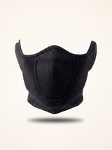 RESFIT Thermal Face Guard standalone black fleece mask front detail